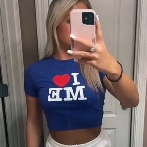 Edikted Crop Top Tshirt